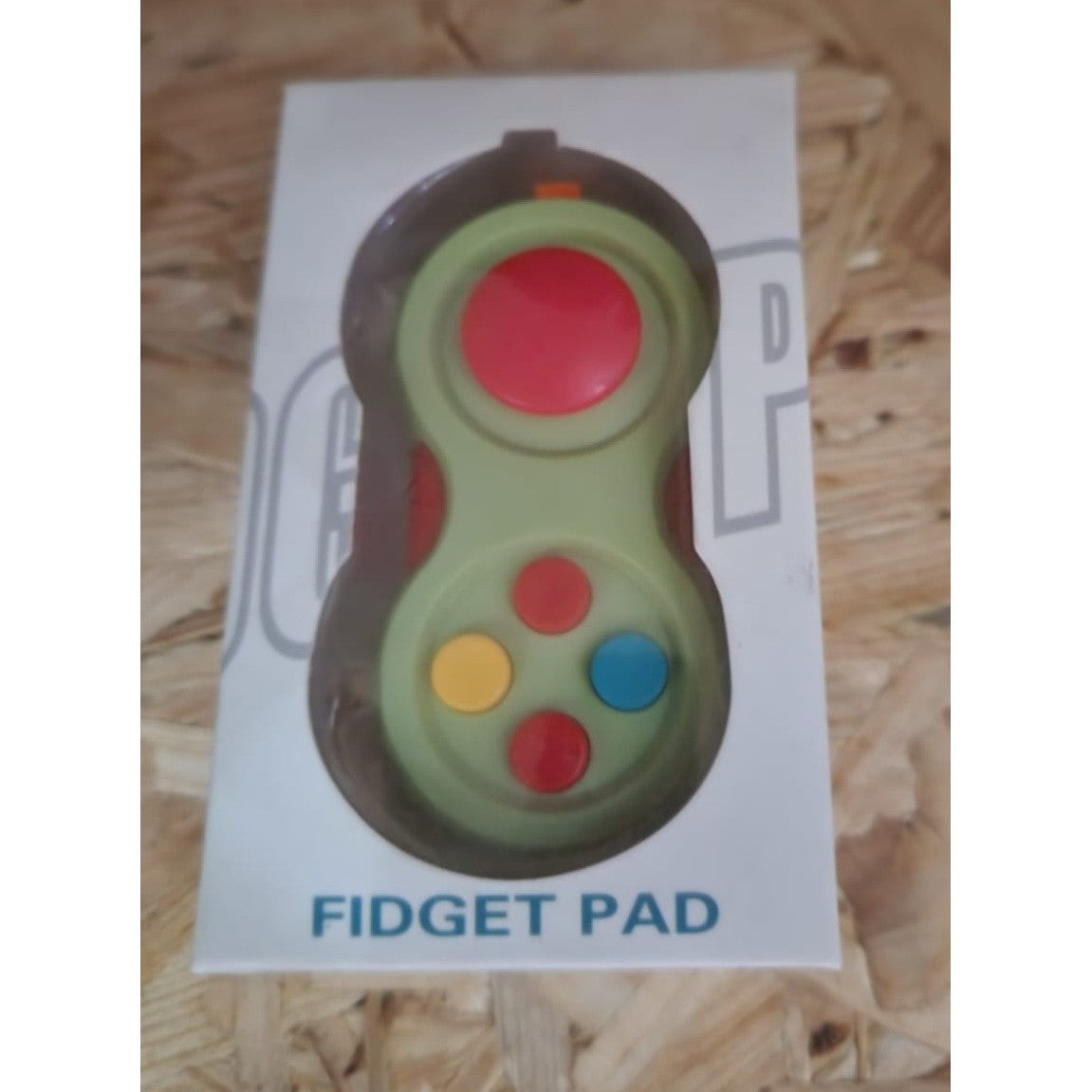Jucarie Interactiva, Vivimall, Model Fidget Pad, Antistres, +3 Ani, Functii Multiple, 5.5 x 3.5 x 11 cm, Verde - vivimall.ro