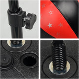 Jucarie Interactiva, Vivimall, Model Sfera de Box cu Suport, Manusi Incluse, Inaltime Reglabila, +3 Ani, 120 x 20 x 23.5 cm, Rosu/ Negru - vivimall.ro