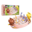 Jucarie Interactiva, Vivimall, Model Ursuleti, Joc de Masa, +5 Ani, Portabil, 2 Jucatori, 19 x 7 x 11.3 cm, Roz - vivimall.ro