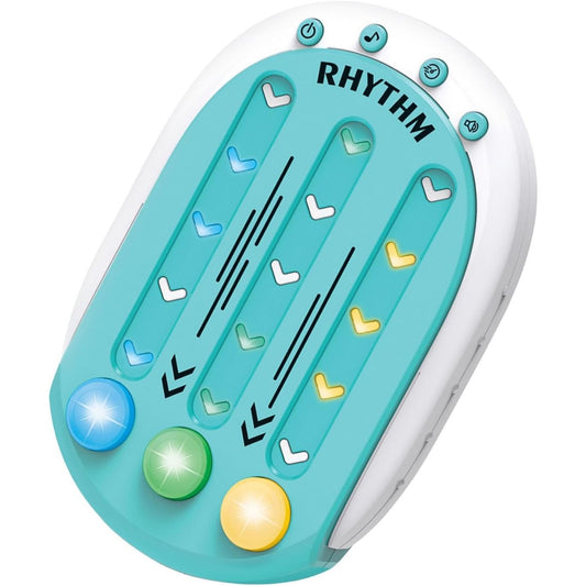 Jucarie Interactiva, Vivimall, Tip Jocuri Ritmice, +3 Ani, din ABS, 8 Niveluri de Joc, 9.5 x 2.5 x 13.6 cm, Albastru - vivimall.ro