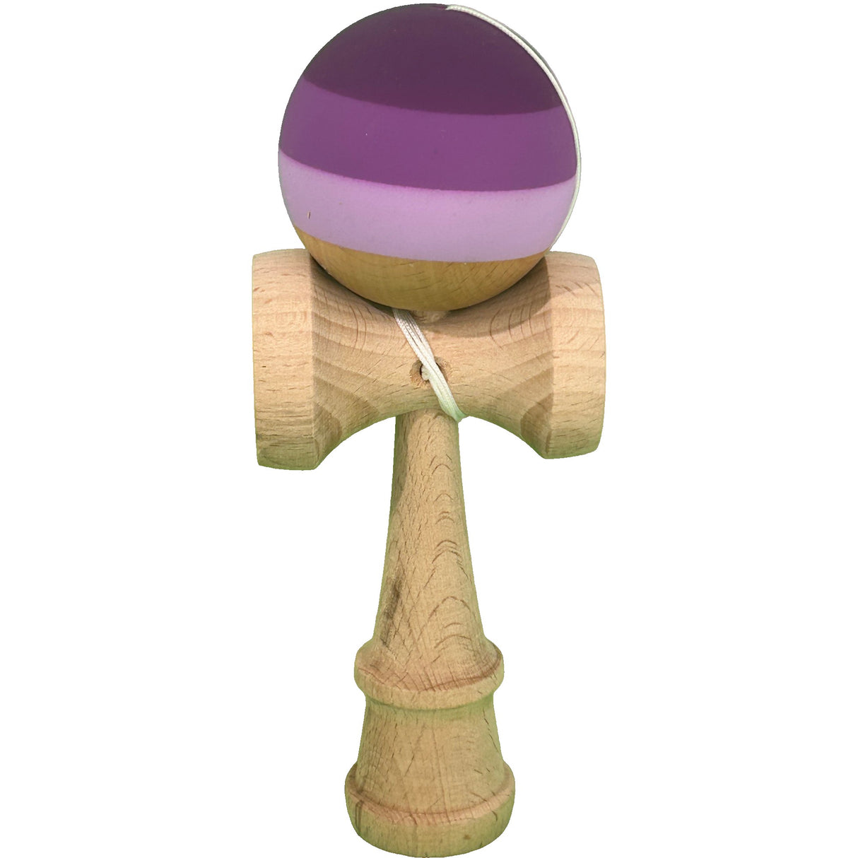 Jucarie Interactiva Kendama Profesionala, Vivimall, din Lemn, 18 x 7 x 6 cm, Joc de Indemanare pentru Copii si Adulti, Multicolor Purpuriu Mov Lila - vivimall.ro