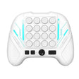 Jucarie Interactiva Pop It, Vivimall, Tip Consola, Anti-Stres, 5 Moduri de Joc, din ABS si Silicon, +3 Ani, Sunete si Lumini Model Controller, Alb - vivimall.ro