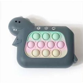 Pop It Whack A Mole interaktív játék, konzol típusú, stresszoldó, 4 játékmód, hasizomból és szilikonból készült, +3 éves kortól