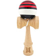 Kendama X Originala, Profesionala, Vivimall, din Lemn, Super Sticky, 18 cm, Rosu/Negru/Alb - vivimall.ro