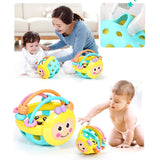 Jucarie Minge pentru Bebelusi, Vivimall, pentru Dentitie, Interactiva, 0-12 Luni, Galben-Multicolor - vivimall.ro