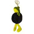 Jucărie moale de pluș breloc Broscuță Boneca Ambalabu Italian Brainrot, 18×11 cm, negru și verde, vedere frontală