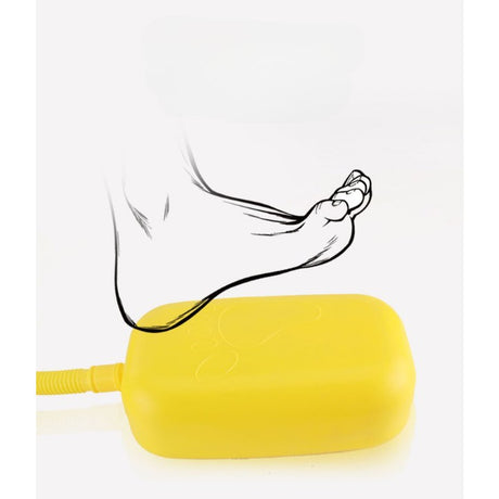 Jucarie pentru copii, lansator rachete cu piciorul, doua lansatoare, 6 rachete cu lumini - vivimall.ro