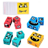 Jucarie Pentru Copii Montessori Vivimall, Cub din Lemn, Asamblare Fete, 64 de Carti Distractive, pentru Baieti si Fete, Varsta +3 ani, Educativ, Cutie din Aluminiu, 13.5 x 4 x 9 cm, multicolor - vivimall.ro