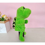 Papusa de Mana pentru Teatru de Papusi, Flippy, din Plus, 25 x 10 x 8 cm, Model Broasca, Verde - vivimall.ro