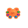 Jucarie Pop It, Vivimall, Fidget Toy, Antistres, Senzoriala, Crab, Portocaliu - vivimall.ro