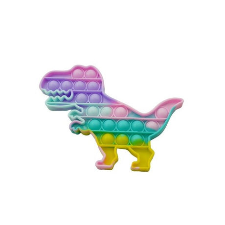 Jucarie Pop it Now &amp; Flip it, Push Bubble Dinozaur Multicolor - vivimall.ro