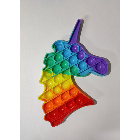 Jucarie Pop it Now &amp; Flip it, Push Bubble Unicorn Multicolor Model 5 - vivimall.ro