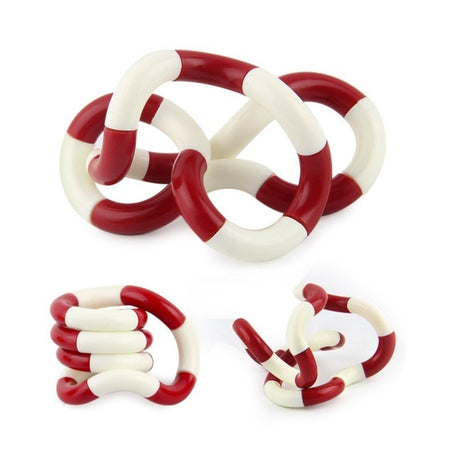 Szenzoros Antistressz Játék, Fidget Twist Végtelen Dekompressziós Mozdulatokkal, /Piros