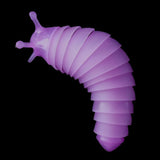 Jucarie Senzoriala Antistres, Vivimall, Fidget Toys, Omida Curcubeu, 11 cm, +3 Ani, Mov - vivimall.ro