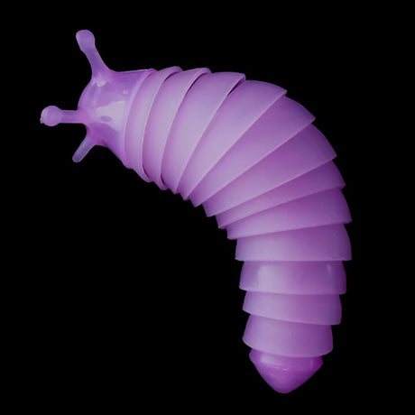 Jucarie Senzoriala Antistres, Vivimall, Fidget Toys, Omida Curcubeu, 11 cm, +3 Ani, Mov - vivimall.ro