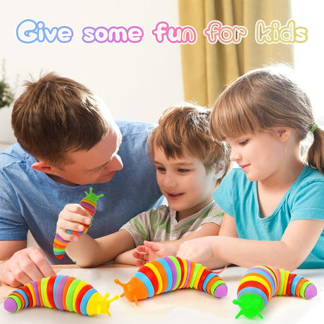 Jucarie Senzoriala Antistres, Vivimall, Fidget Toys, Omida Curcubeu, 18.6 cm, Functie de Luminat, +3 Ani, Multicolor - vivimall.ro