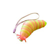 Jucarie Senzoriala Antistres, Vivimall, Fidget Toys, Omida Tip Breloc, 11 cm, +3 Ani, Roz/Verde - vivimall.ro