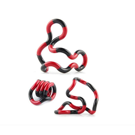 Szenzoros Antistressz Játék, Fidget Twist Végtelen Dekompressziós Mozdulatokkal, /Piros