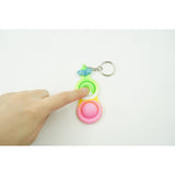 Jucarie Senzoriala Antistres, Simple Dimple, Breloc 2 Bulinute, Multicolor - vivimall.ro