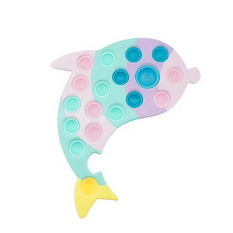 Jucarie senzoriala antistres, Simple Dimple, Delfin, Macarons,Vivimall - vivimall.ro