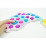 Jucarie Antistres Delfin Colorat | PopDolph - vivimall.ro