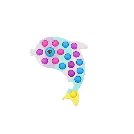 Jucarie Antistres Delfin Colorat | PopDolph - vivimall.ro
