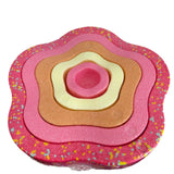 Jucarie Senzoriala de Echilibru, Flippy, Tip Stepping Stones, 5 Piese, din Spuma, pentru Miscare, Sarituri, Prindere, Diametru 28 cm, Model 1, Multicolor - vivimall.ro