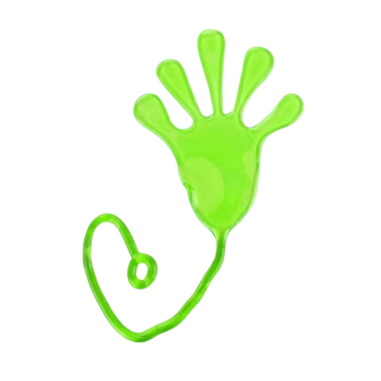 Jucărie senzorială Flippy brăț elastic din TPR, culoare verde, dimensiuni 20x7 cm, vedere frontală