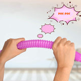 Jucarie Senzoriala - Fidget Pop Tubes, Antistres, Super Elastic