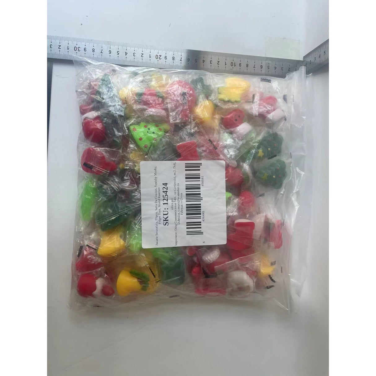 Jucarie Senzoriala, Vivimall, Seria De Craciun, Squishy Mushy, Fidget Toys, Model Random - vivimall.ro