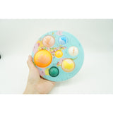 Jucarie senzoriala Simple Dimple, Fidget Toy, Planete, Multicolor - vivimall.ro