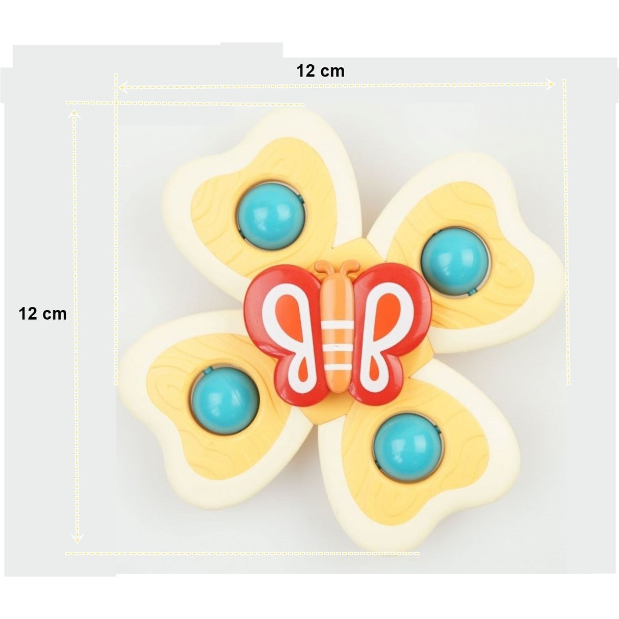 4 oldalas forgó játék gyerekeknek, Spinimals Butterfly 