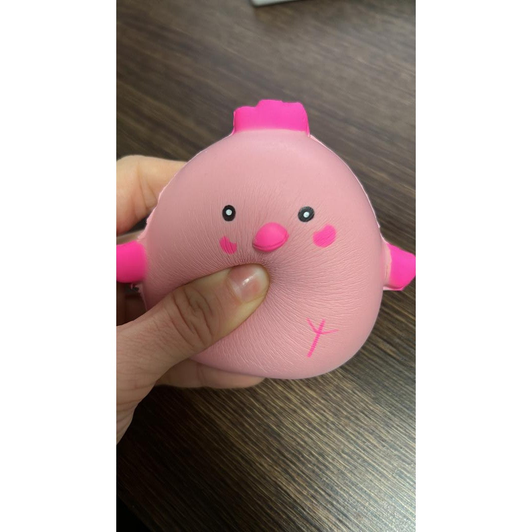 Jucarie Squish Toy, Vivimall, model gainusa roz - vivimall.ro