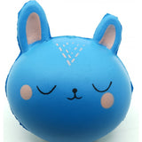 Jucarie Squish Toy Vivimall, model pisica albastra - vivimall.ro