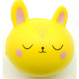 Jucarie Squish Toy Vivimall, model pisica galbena - vivimall.ro