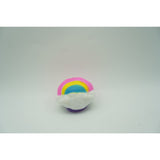 Jucarie Squishy Vivimall, Norisor curcubeu, Squeeze Pinch Family, Fidget Toy, Roz - vivimall.ro