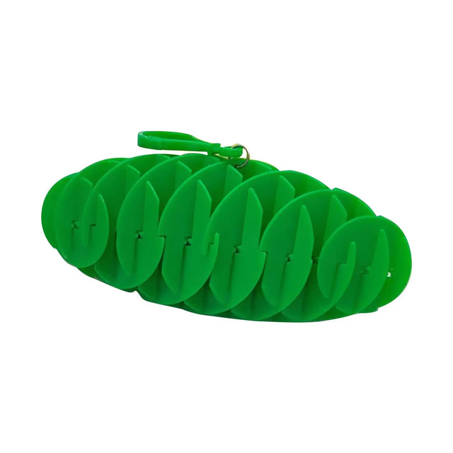 Jucarie Worm Fidget de Decompresie, Vivimall, Anti Stres, Dimensiune Compacta 6 cm, Dimensiune Extinsa 15.5 cm, Verde - vivimall.ro
