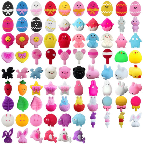 Jucarii Senzoriale Fidget Toy Squishy, Anti-Stres, +3 Ani. Model Tematic Paste, Multicolor - vivimall.ro