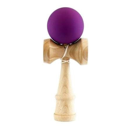 Kendama Ball Originala Lemn Fag Mat Grip Mov - vivimall.ro