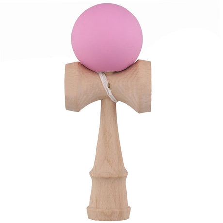 Kendama Ball Originala Lemn Fag Mat Grip Roz - vivimall.ro