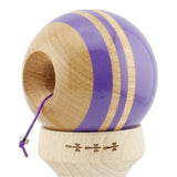 Kendama Originala X - Rainbow, Super Sticky, V3 King Size Cup, Gaura in Baza, Profesionala, Vivimall, din Lemn, 18 cm, Indigo