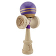 Kendama Originala X - Rainbow, Super Sticky, V3 King Size Cup, Gaura in Baza, Profesionala, Vivimall, din Lemn, 18 cm, Indigo - vivimall.ro