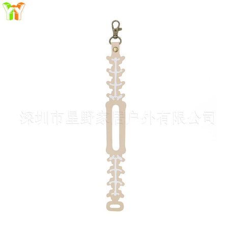 Kendama Pendant - Skull - Light Brown - vivimall.ro