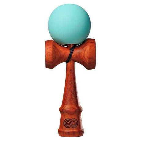 Kendama USA Kaizen Padauk Wood Silk Matte KZN202 Turcoaz - vivimall.ro