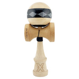 Kendama Originala X - FREQUENCY , Profesionala, Vivimall, din Lemn, 18 cm, Negru - vivimall.ro