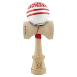 Kendama Originala X - Chicanos, Super Sticky, V3 King Size Cup, Gaura in Baza, Profesionala, Vivimall, din Lemn, 18 cm, Rosu - vivimall.ro