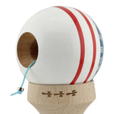 Kendama Originala X - Chicanos, Super Sticky, V3 King Size Cup, Gaura in Baza, Profesionala, Vivimall, din Lemn, 18 cm, Albastru - vivimall.ro