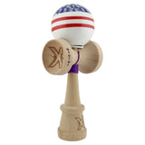 Kendama Originala X - Chicanos, Super Sticky, V3 King Size Cup, Gaura in Baza, Profesionala, Vivimall, din Lemn, 18 cm, Mov - vivimall.ro