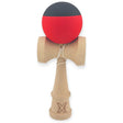 Kendama X Originala, Profesionala, Vivimall, 18 cm, din Lemn, Rubber Grip, Rosu/Negru - vivimall.ro