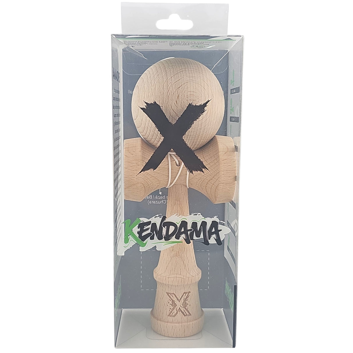 Kendama X Originală, Profesională, Vivimall, 18 cm,  Lemn - vivimall.ro